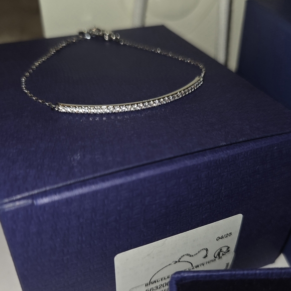 Swarovski Jewelry - Swarovski Only bracelet White, Rhodium plated
